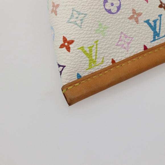 LOUIS VUITTON Monogram Multicolor Berlango Coin Purse White M58028 Auth 142348V
